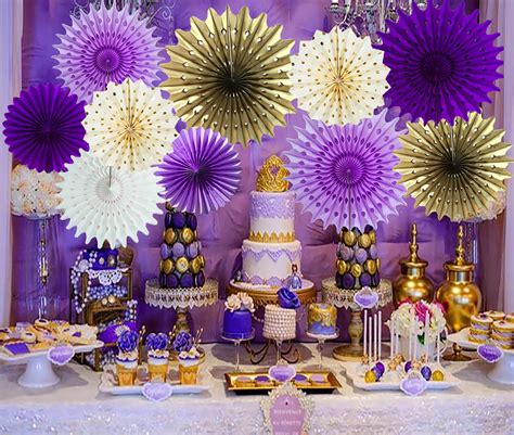 purple decorations party